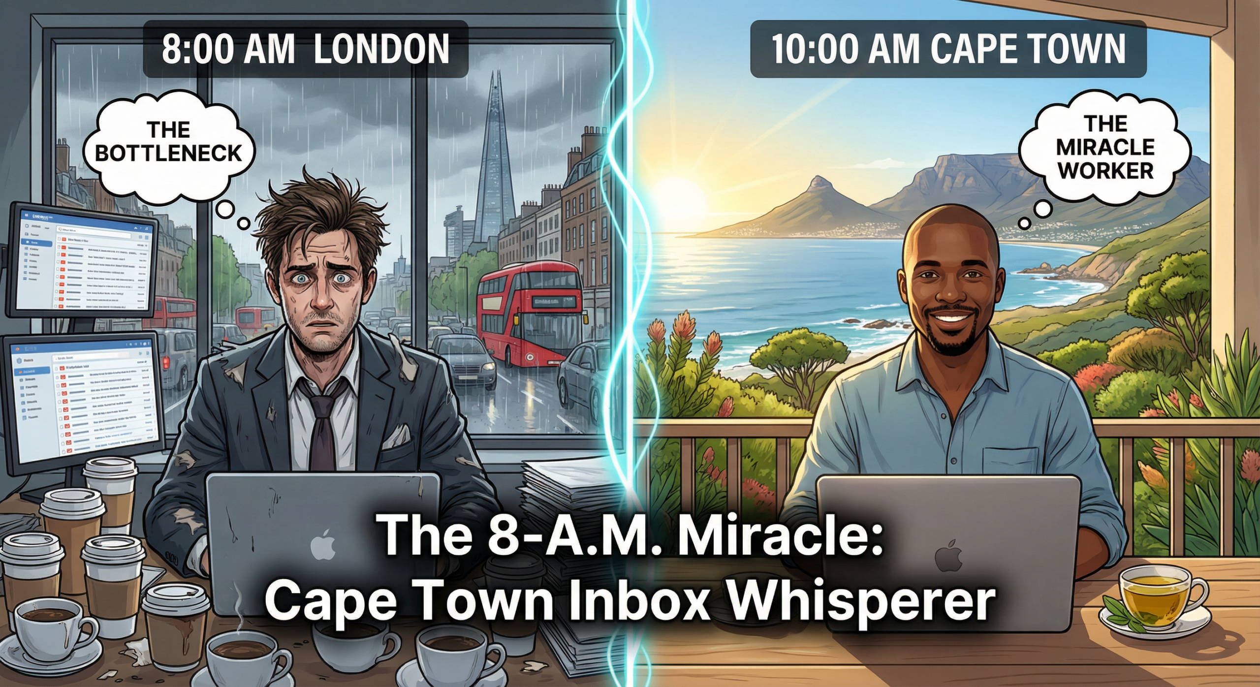 The 8-A.M. Miracle: How a Cape-Town Inbox Whisperer Quietly Became London’s Favourite Co-Founder