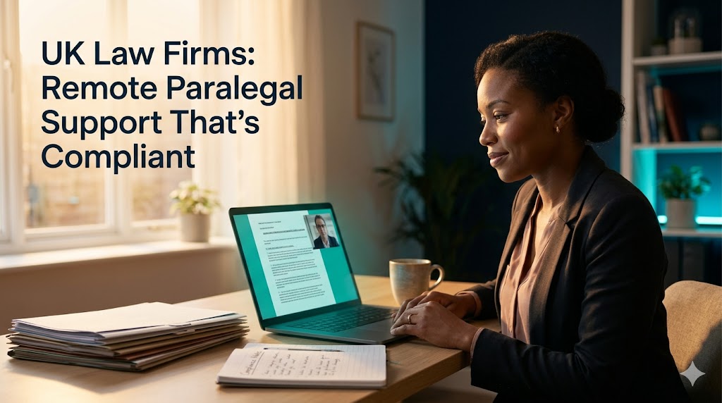 UK Law Firms: Remote Paralegal Support That’s Compliant